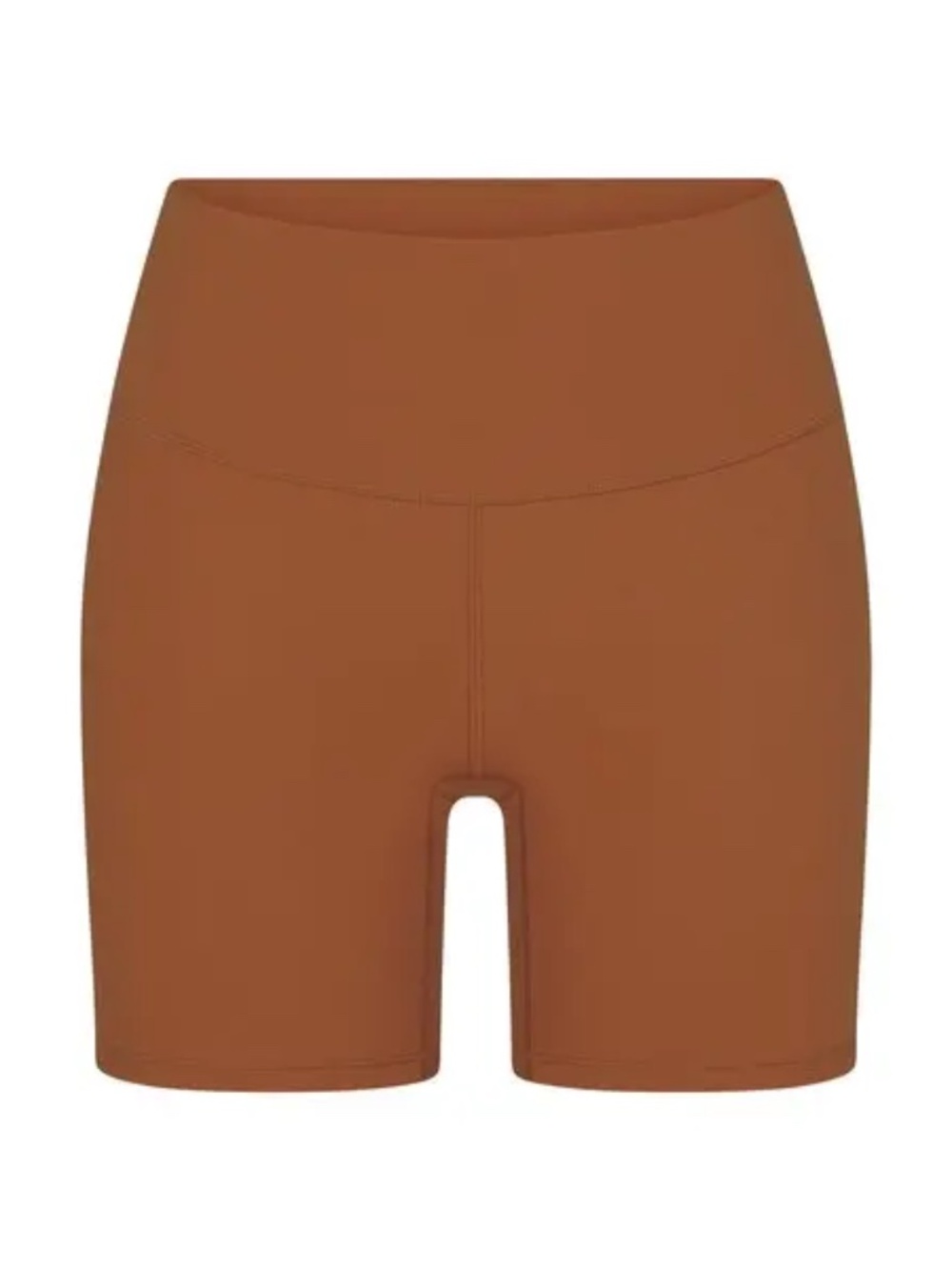 Skims Fits Everybody High Waisted Shorts Bronze Size Medium.